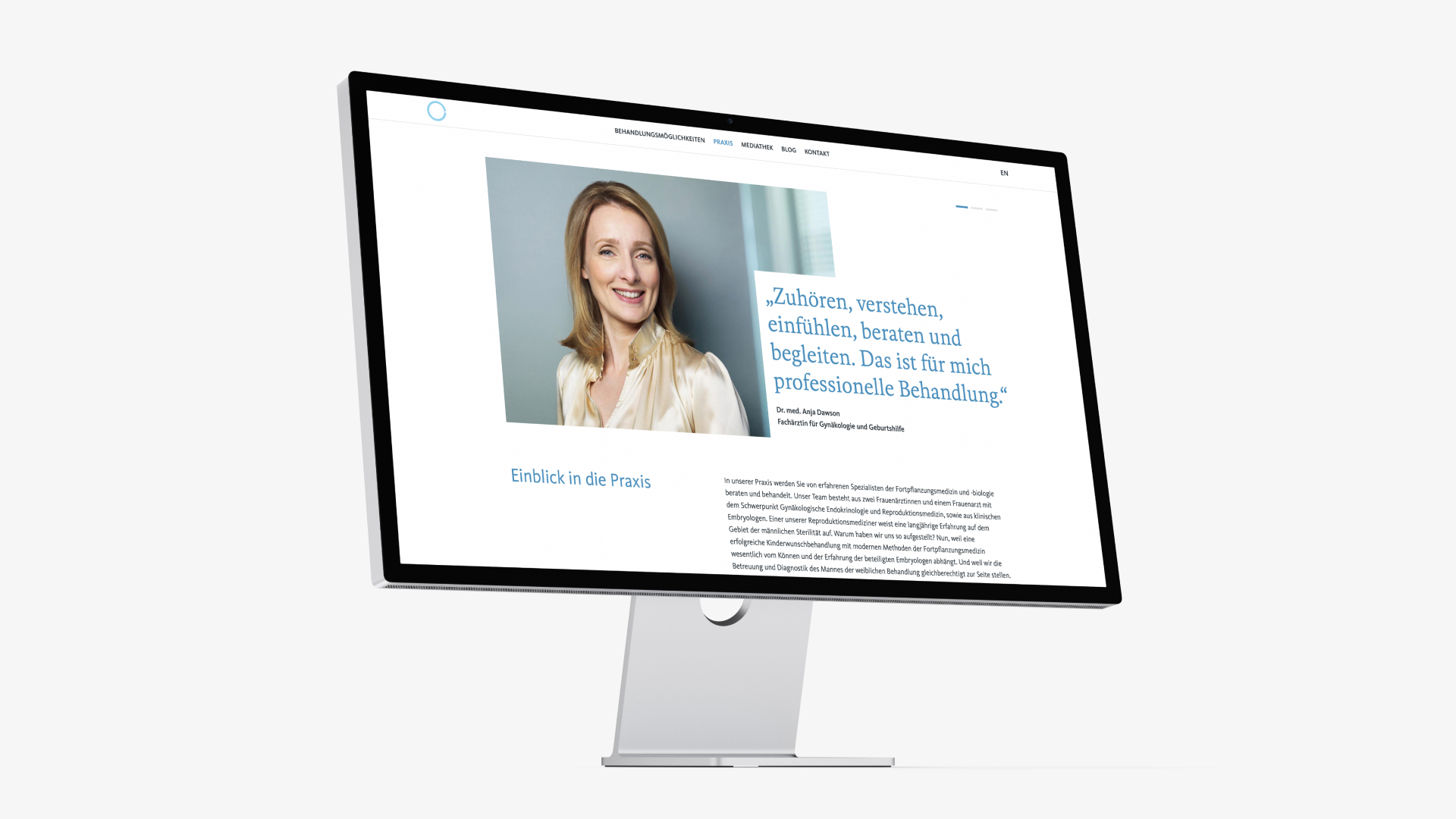 Website für Kinderwunsch Valentinshof