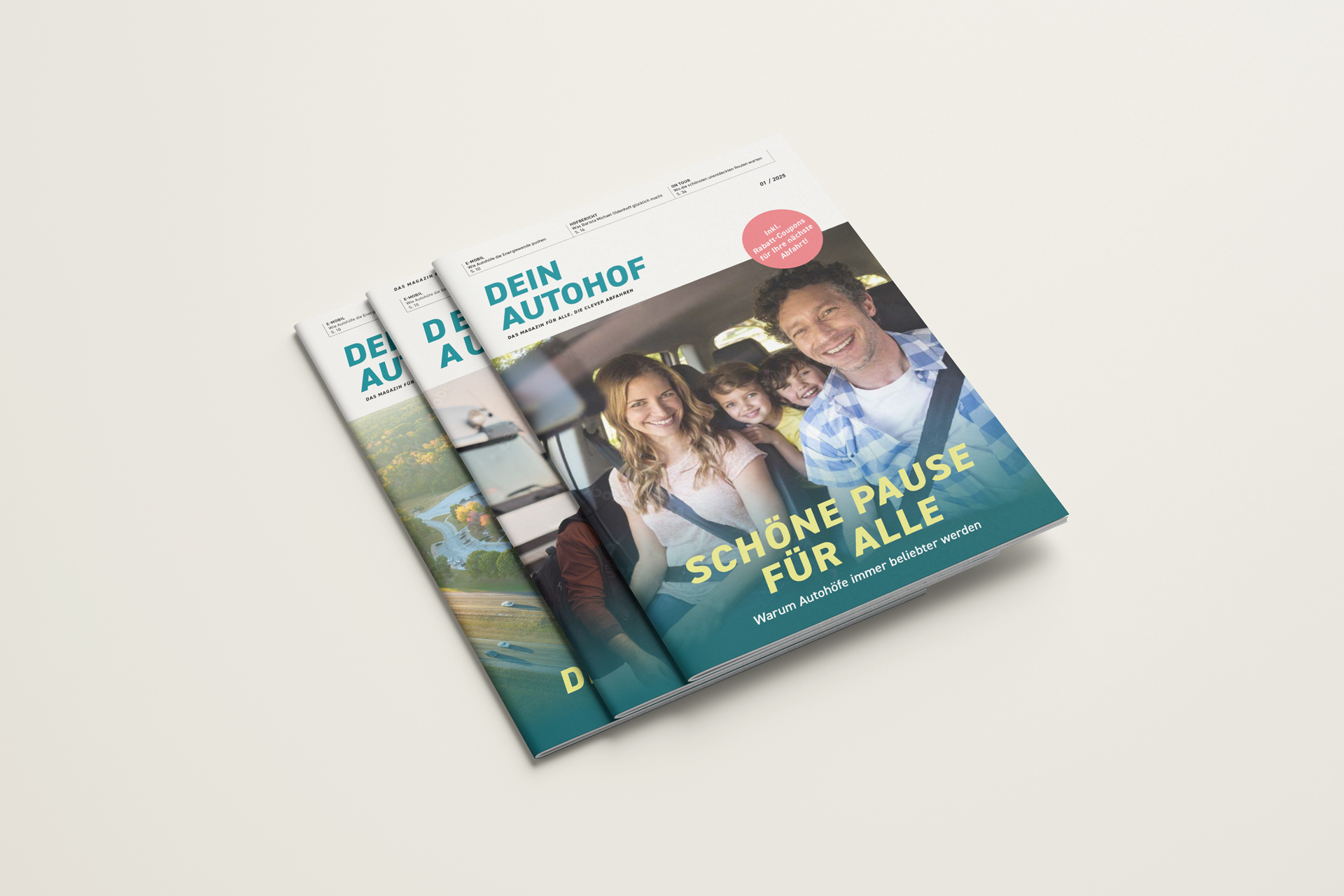 Titelkonzept für das Magazin „Dein Autohof“